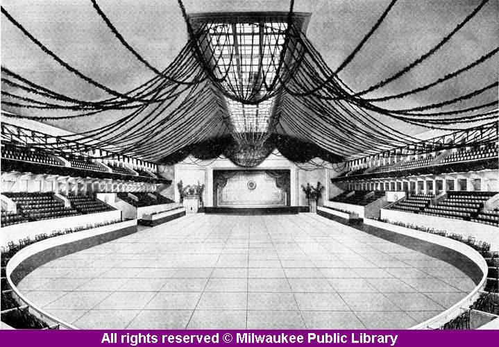Inside the Milwaukee Auditorium